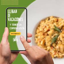 Comida de Tappers lista para comer en el movil