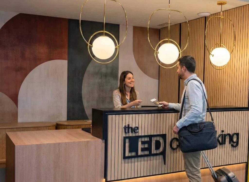 Recepción de The Led Coworking